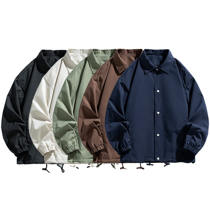 Harrington Jacket - แจ็คเก็ตผู้ชายเทรนด์ใหม่ฤดูใบไม้ผลิ2024เสื้อคลุมอเนกประสงค์กันน้ำชุดเบสบอลวัยรุ่นลำลองสำหรับใส่ทำงาน9978