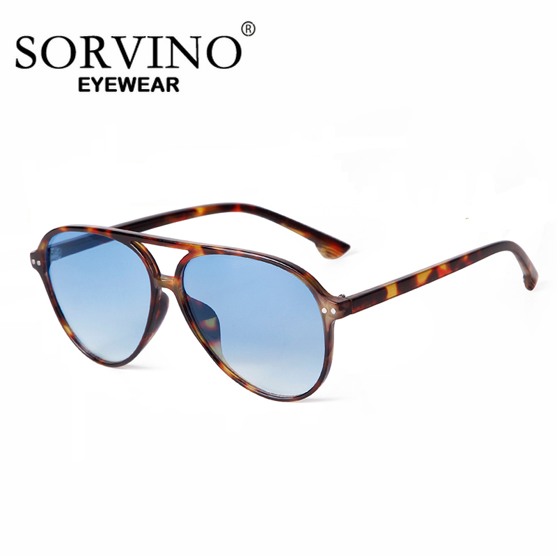 Men'S Fashion Zara - SORVINO 2024 Vintage Retro Pilotแว่นตากันแดดผู้หญิงผู้ชายUV400 Gradient