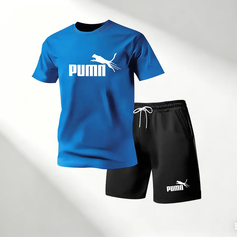 Men'S Fashion Rules - เสื้อยืดเซ็ตผู้ชาย คอลเลคชั่นฮอตเซล 2026 คอกลม แขนสั้น+กางเกงขาสั้นกีฬา แห้งเร็ว