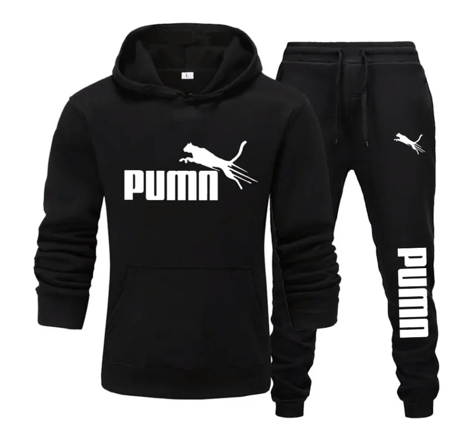 Mens Fashion Suits - ชุดเสื้อฮู้ดผู้ชายใหม่ + กางเกงขายาวสำหรับฤดูหนาว-ฤดูใบไม้ผลิ - ชุดแฟชั่นทันสมัย เหมาะสำหรับออกกำลังกาย