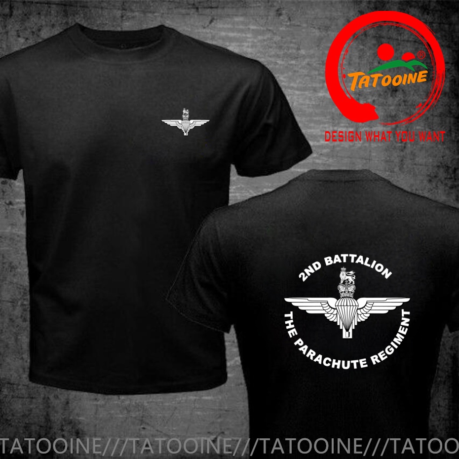 Men'S Fashion Uk - การออกแบบที่ตลกขบขันกองทัพอังกฤษ UK Parachute Regiment เสื้อผู้ชายแฟชั่นอินเทรนด์เสื้อผ้าลำลองสไตล์เสื้อยืดเสื้อยืดลำลอง