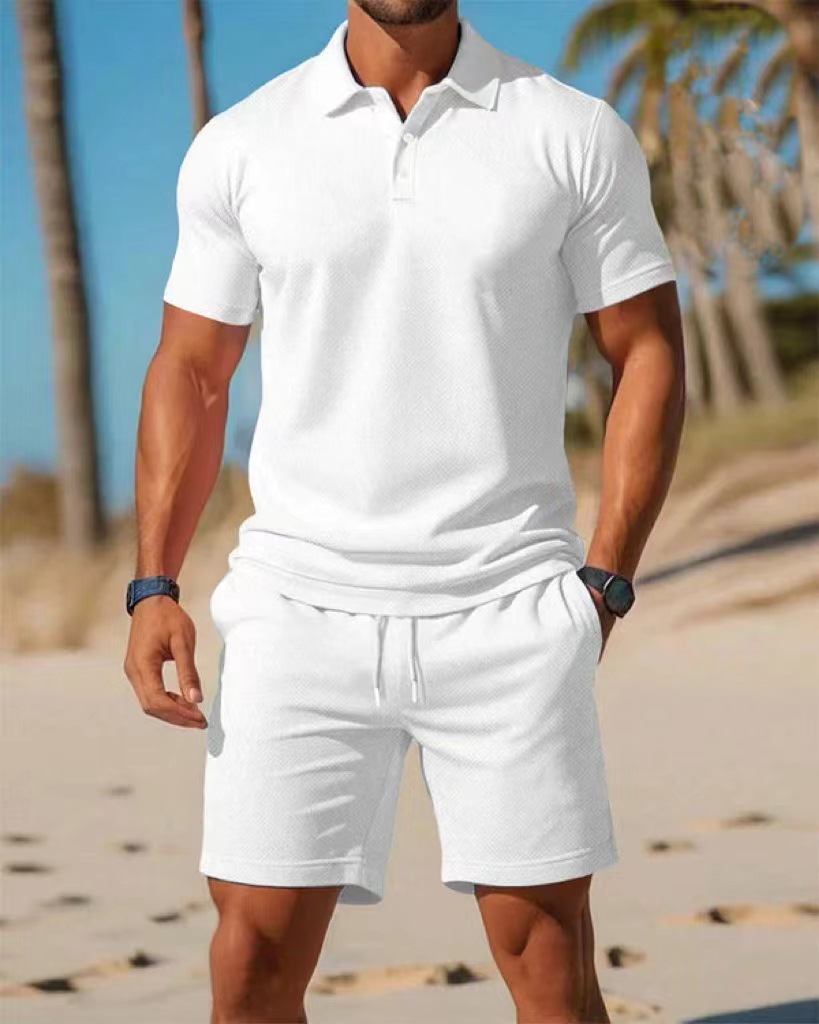 Men'S Fashion Rules - ชุดเสื้อยืดแขนสั้นและกางเกงขาสั้นกีฬาผู้ชายปี 2026 ชุดลำลองแฟชั่นฤดูร้อน