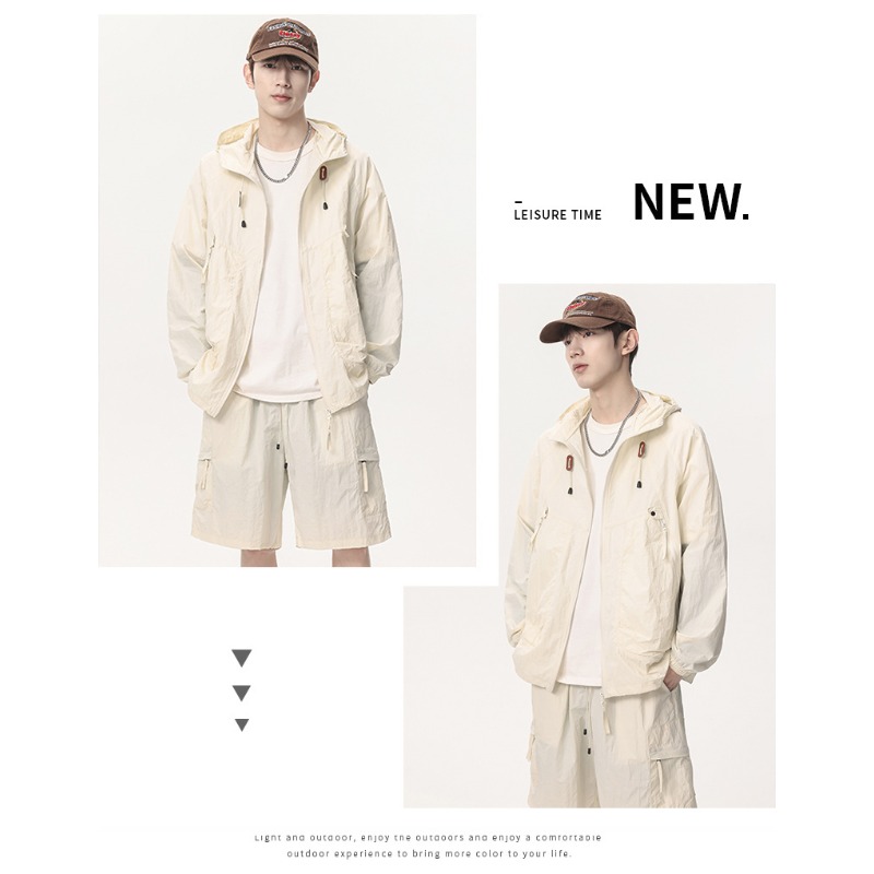 Men'S Fashion Golf Clothing - ฤดูร้อน กอล์ฟกลางแจ้ง เสื้อผ้ากันแดดแบบสบาย ๆ สำหรับคู่รัก แฟชั่นทันสมัย
