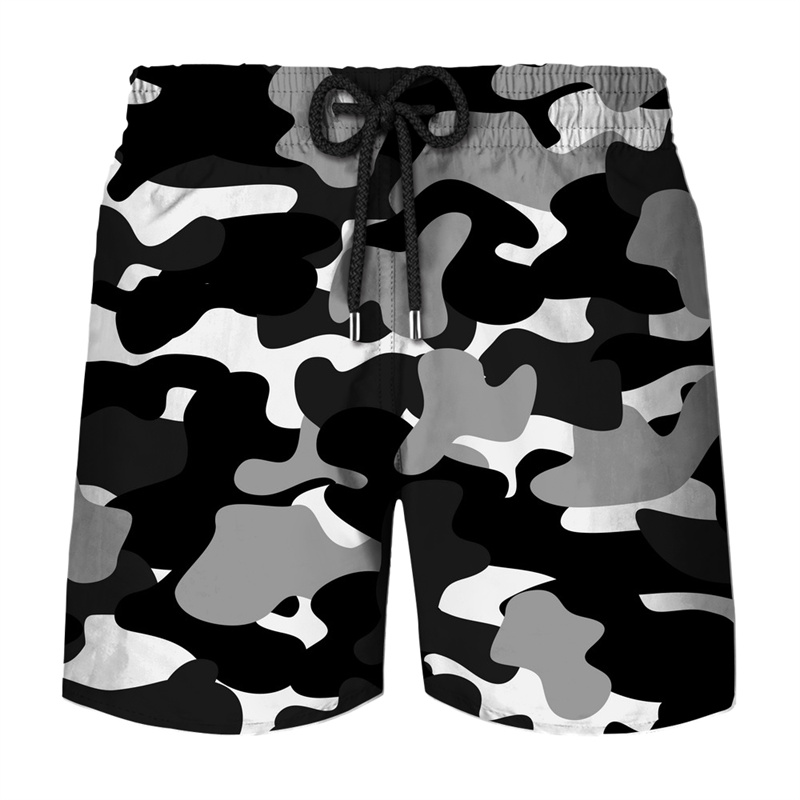 Mens Fashion Camo Pants - กางเกงขาสั้นเล่นกระดานโต้คลื่นลายพรางคลาสสิกกางเกงว่ายน้ำแห้งเร็วลายพราง3D ผู้ชายแฟชั่นกางเกงขาสั้นน้ำแข็งสุดเท่สำหรับเด็กกางเกงขาสั้นฤดูร้อน