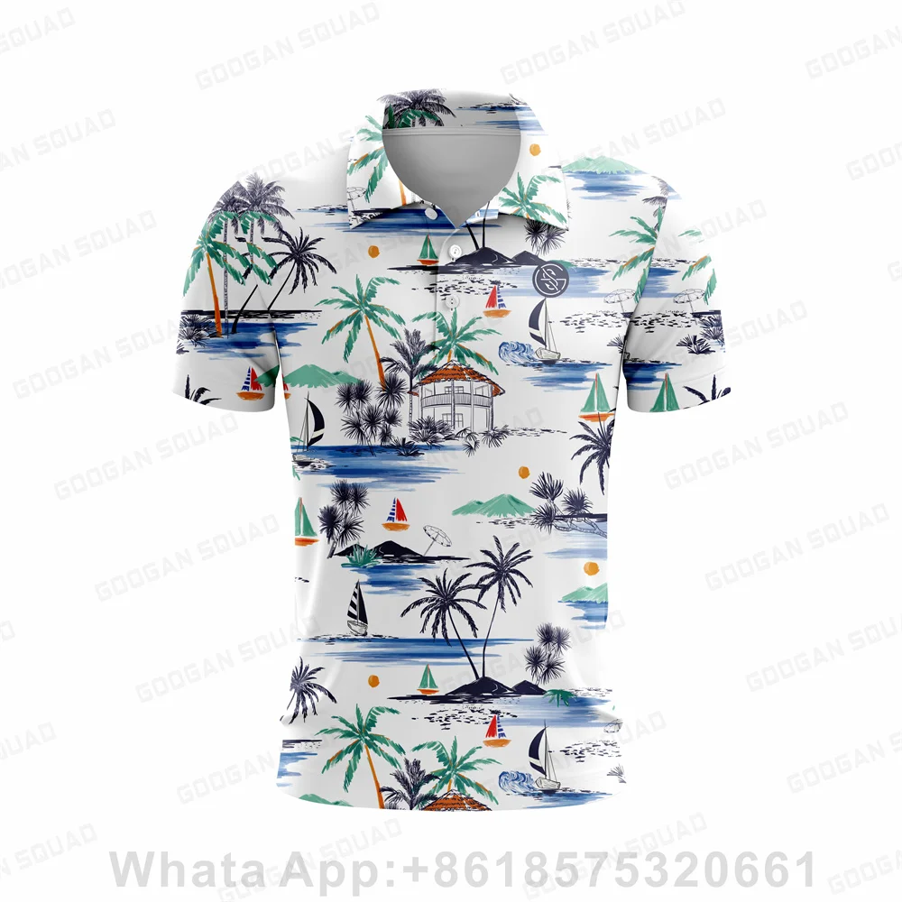 เสื้อโปโลผู้ชายสไตล์ฮาวายฤดูร้ - Men'S Fashion Golf Clothing บทวิจารณ์และราคา