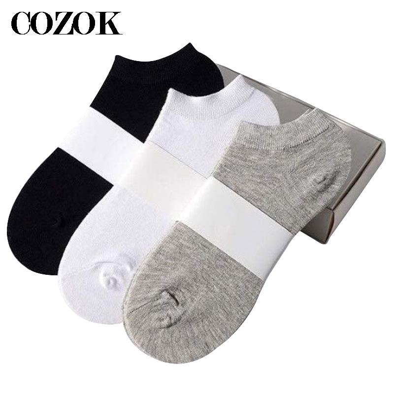 10 ชิ้น = 5 คู่ ถุงเท้าผู้ชาย  - Socks Ankle Men บทวิจารณ์และราคา