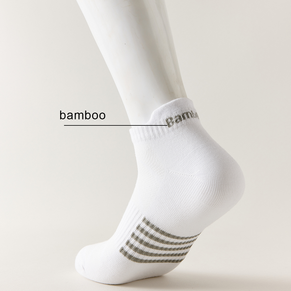 ถุงเท้าผู้ชายใยไผ่ 5/10 คู่ คุ - Socks Ankle Men บทวิจารณ์และราคา