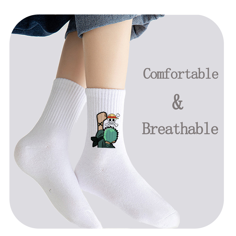 อะนิเมะวันพีช เมน สปอร์ต ลองส์ - Socks Ankle Men บทวิจารณ์และราคา