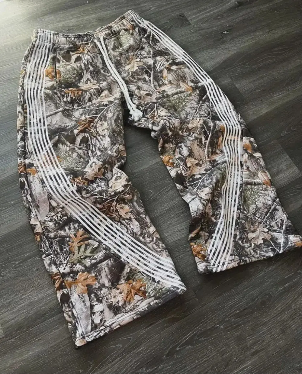 กางเกงลำลองลายพรางสีดำเทา Y2K  - Mens Fashion Camo Pants บทวิจารณ์และราคา