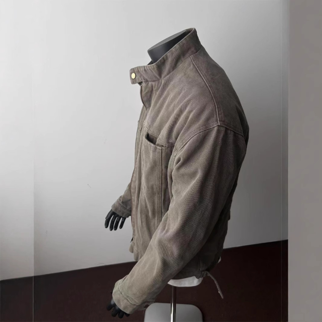 ฤดูใบไม้ผลิฤดูใบไม้ร่วงใหม่แฟช - Harrington Jacket บทวิจารณ์และราคา