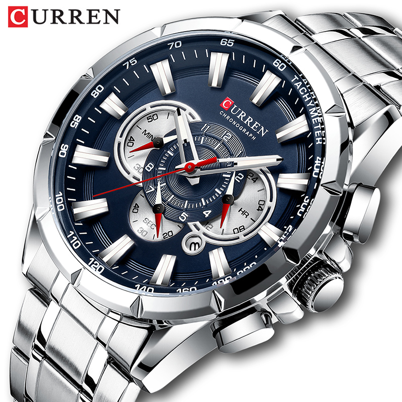 CURREN นาฬิกาข้อมือผู้ชายกันน้ - Men'S Fashion Magazine บทวิจารณ์และราคา