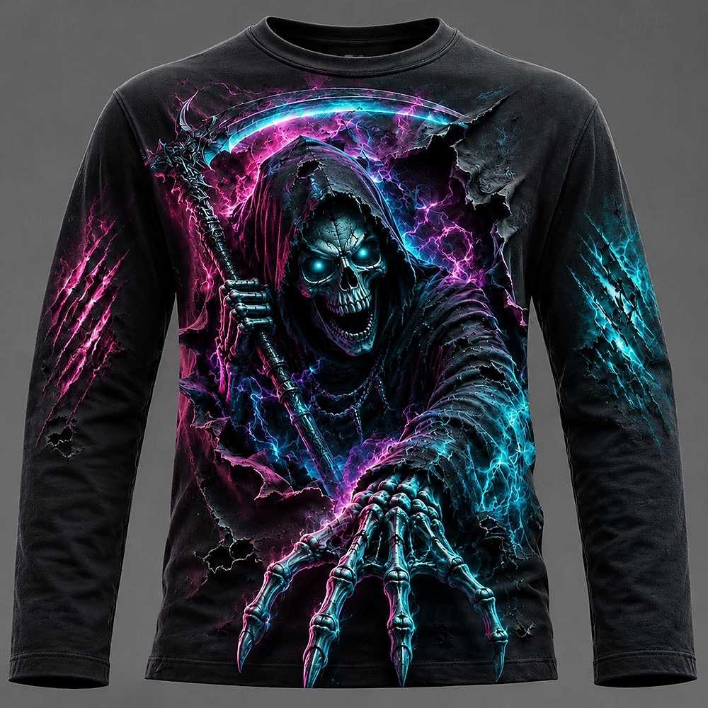 เสื้อยืดแขนยาวพิมพ์ลายกราฟิก 3 - Men'S Fashion Trends บทวิจารณ์และราคา