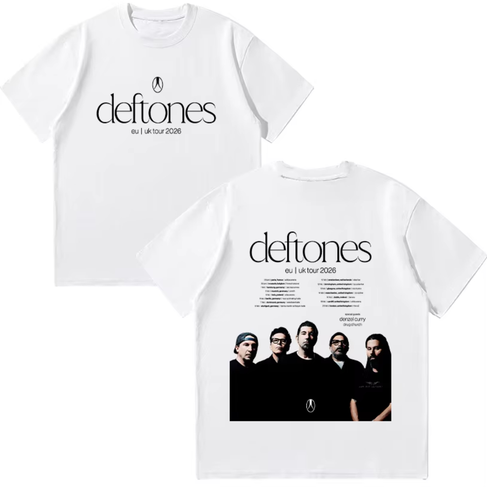 เสื้อยืด Deftones ทัวร์ยุโรป-อ - Men'S Fashion Uk บทวิจารณ์และราคา