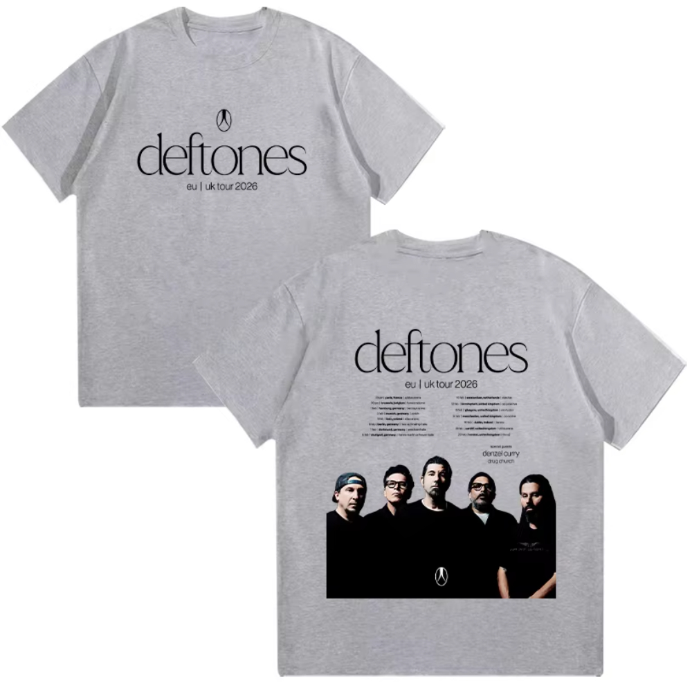 เสื้อยืด Deftones ทัวร์ยุโรป-อ - Men'S Fashion Uk บทวิจารณ์และราคา