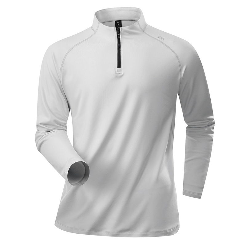 เสื้อยืดกีฬาผู้ชาย QICHE ซับใน - Mens Fashion Quarter Zip บทวิจารณ์และราคา