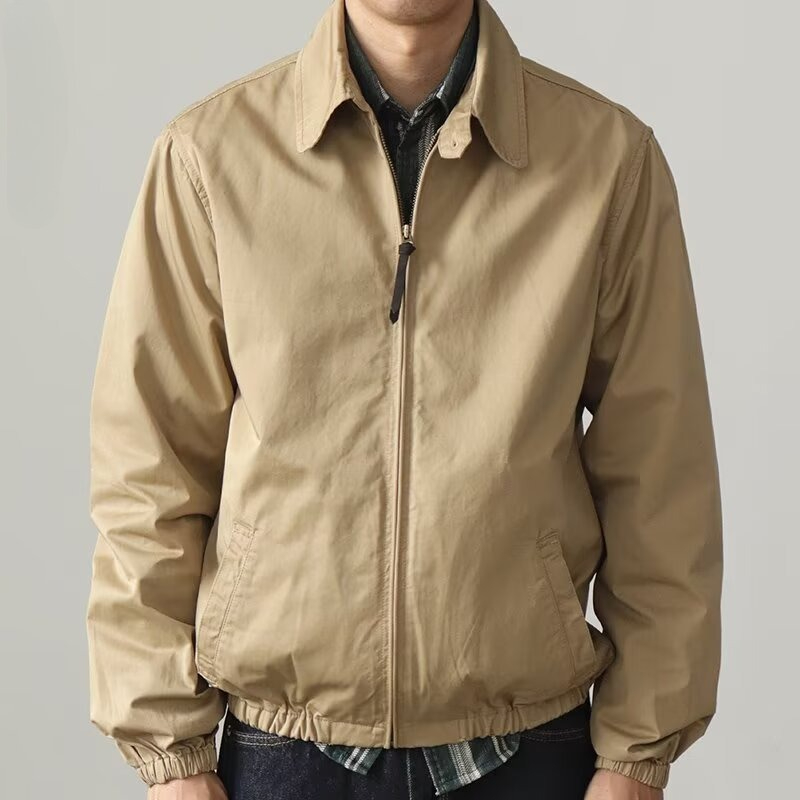 แจ็คเก็ตผู้ชายสไตล์วรรณกรรม แฟ - Harrington Jacket บทวิจารณ์และราคา