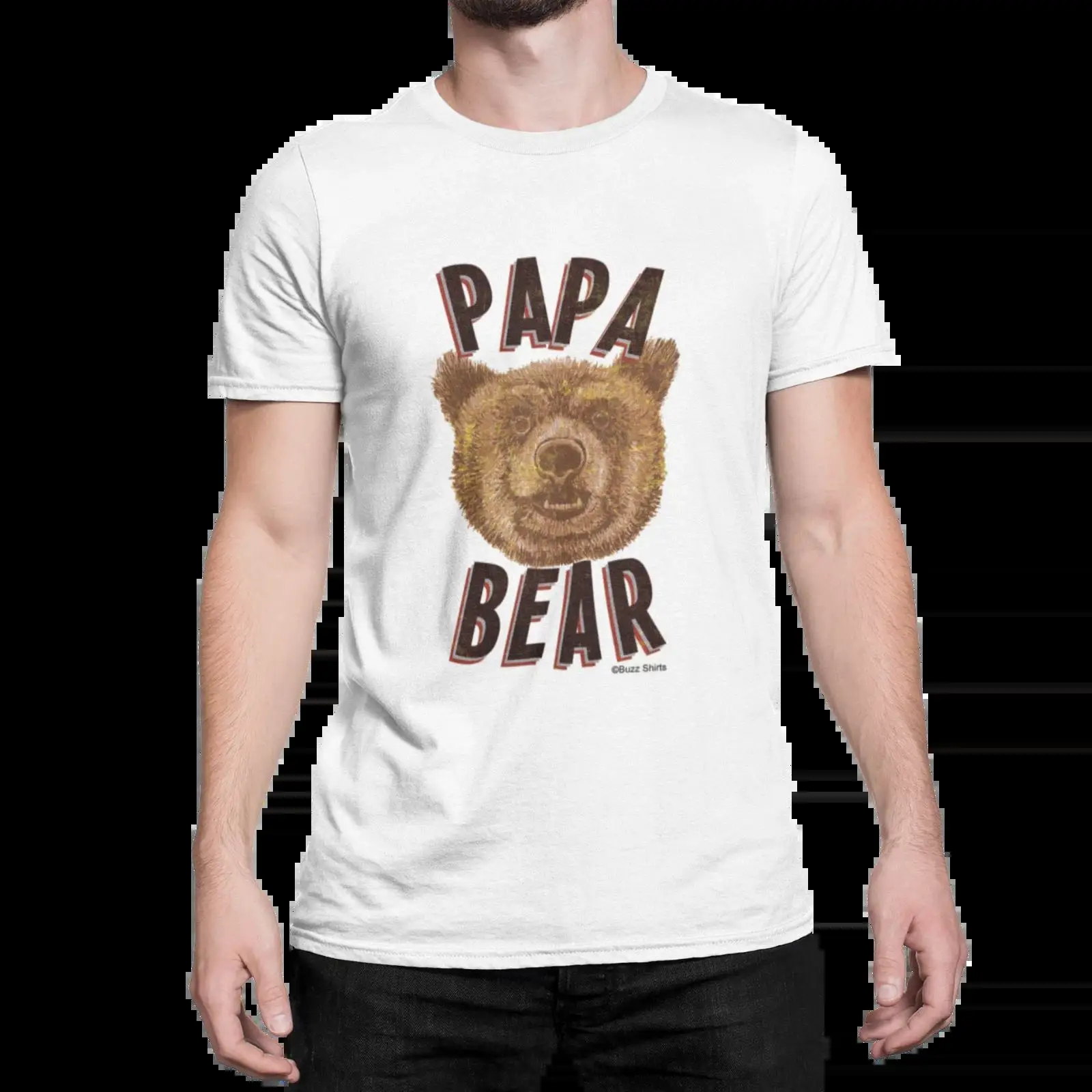 เสื้อยืดผู้ชายลายตลก ลายหมีพ่อ - Mens Fashion Style Images บทวิจารณ์และราคา