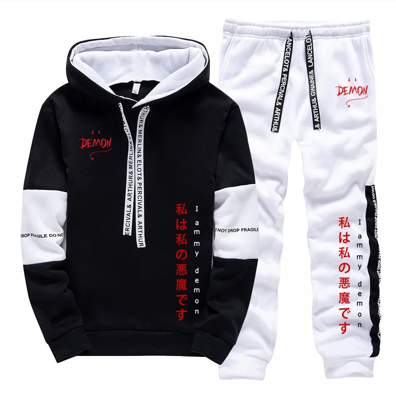ชุดฮู้ดดี้และกางเกงวอร์ม 2 ชิ้ - Mens Fashion Suits บทวิจารณ์และราคา