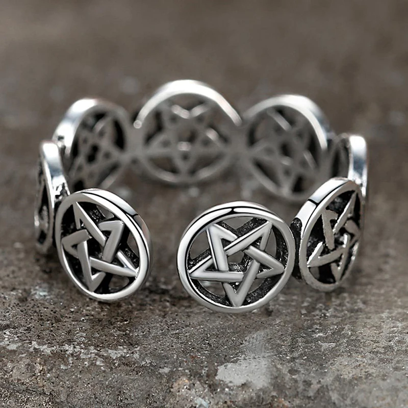 Vintage Star Pentagram Punk Ch - Men'S Fashion Easter บทวิจารณ์และราคา