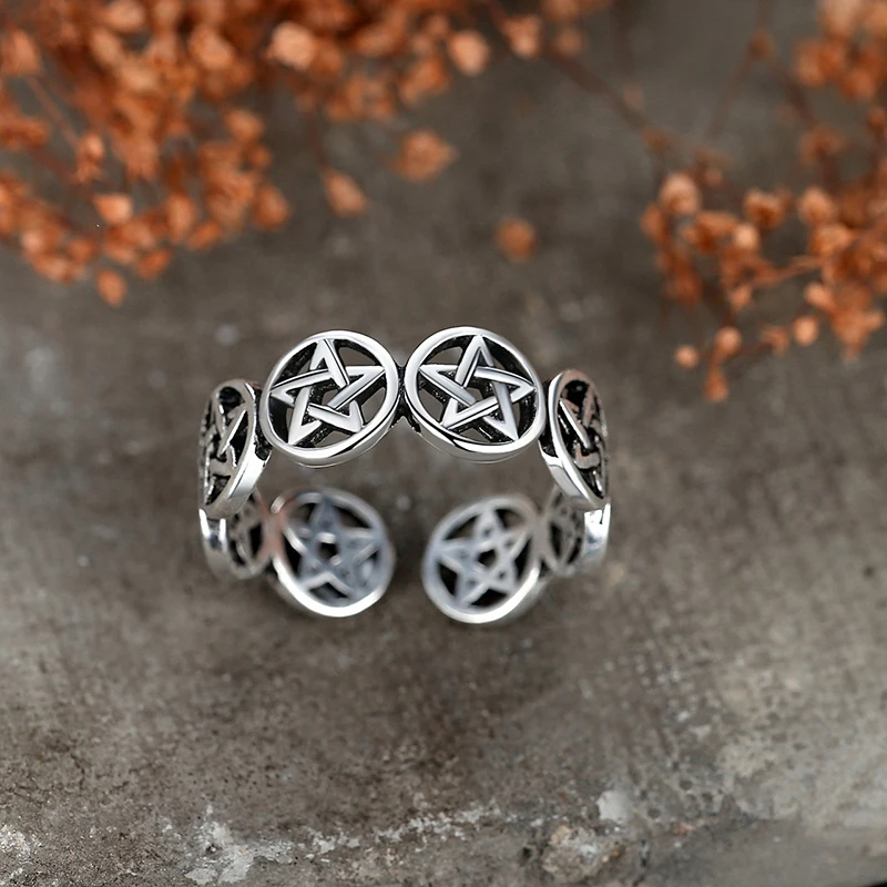 Vintage Star Pentagram Punk Ch - Men'S Fashion Easter บทวิจารณ์และราคา