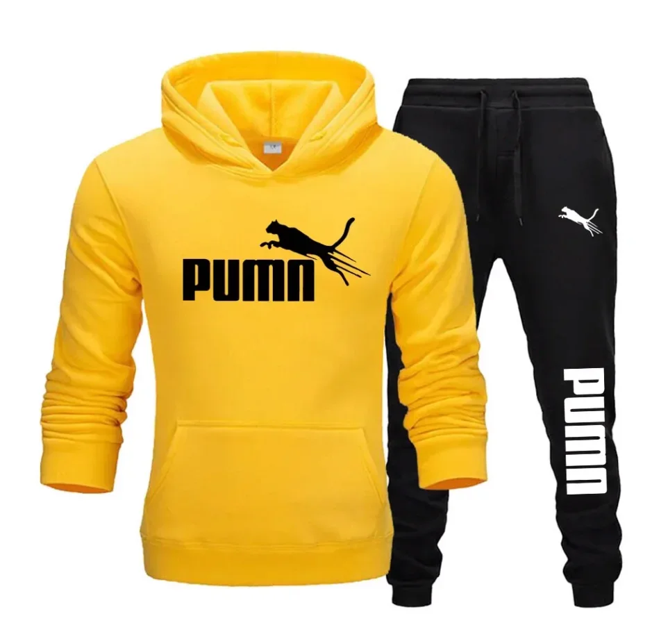 ชุดเสื้อฮู้ดผู้ชายใหม่ + กางเก - Mens Fashion Suits บทวิจารณ์และราคา