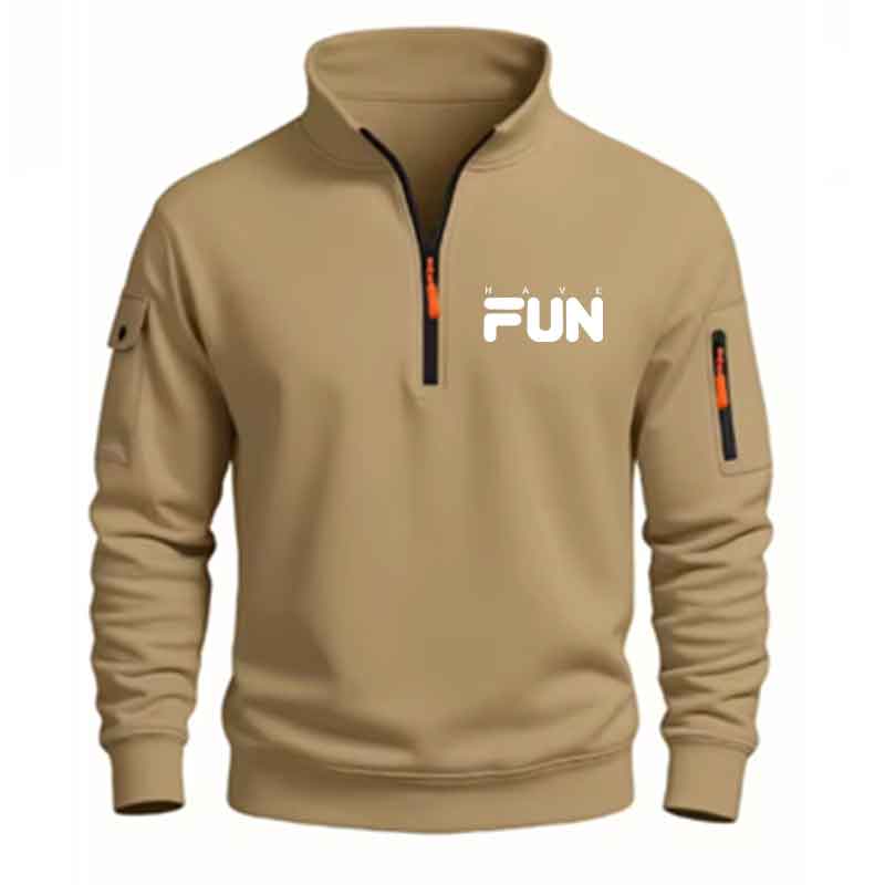 เสื้อสเวตเตอร์ผู้ชายแบบซิป 1/4 - Mens Fashion Quarter Zip บทวิจารณ์และราคา