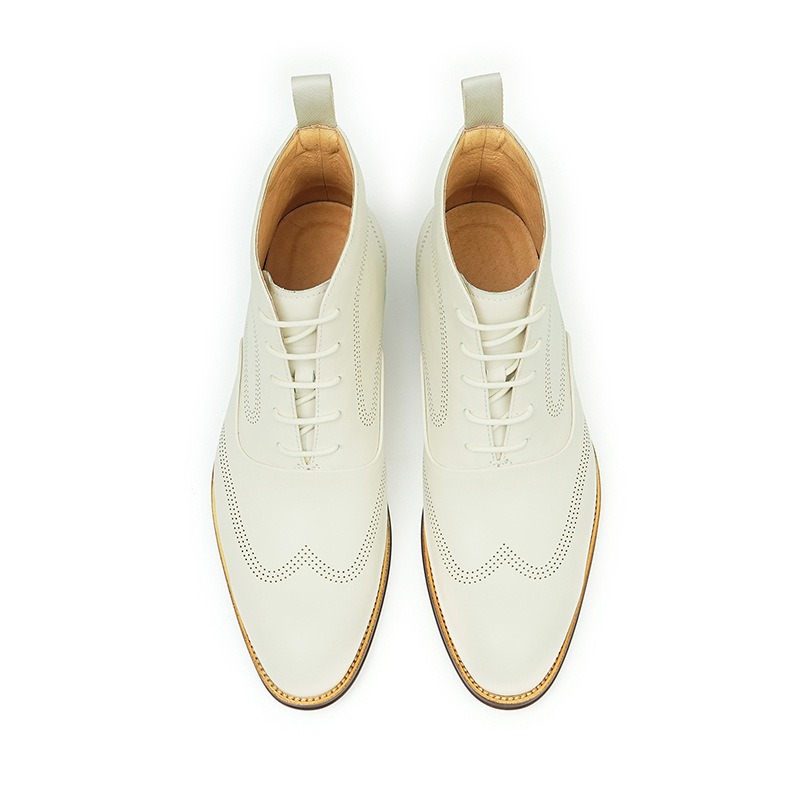 รองเท้าบูทเชลซีหนังแท้สำหรับผู - Men Fashion Elegant บทวิจารณ์และราคา