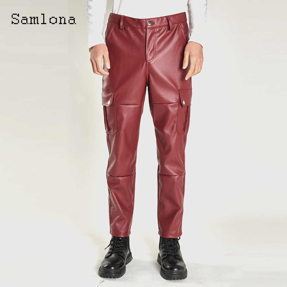 2025 ชายกระเป๋าแฟชั่น PU กางเก - Mens Fashion Camo Pants บทวิจารณ์และราคา