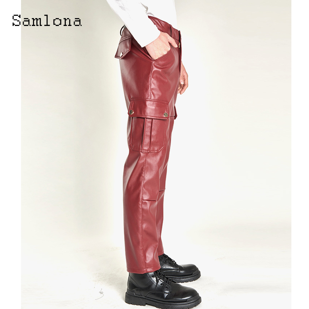 2025 ชายกระเป๋าแฟชั่น PU กางเก - Mens Fashion Camo Pants บทวิจารณ์และราคา