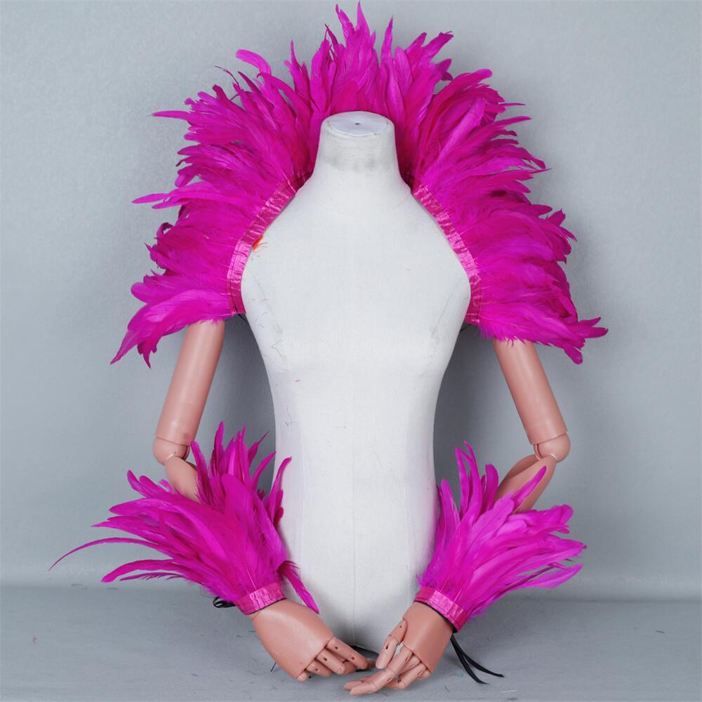 Elegant Red Feathersผ้าคลุมไหล - Men Fashion Elegant บทวิจารณ์และราคา