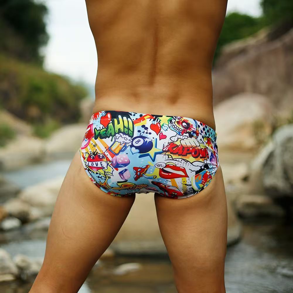 2026 ชุดว่ายน้ำชายลายการ์ตูนสา - Mens Fashion Style Images บทวิจารณ์และราคา