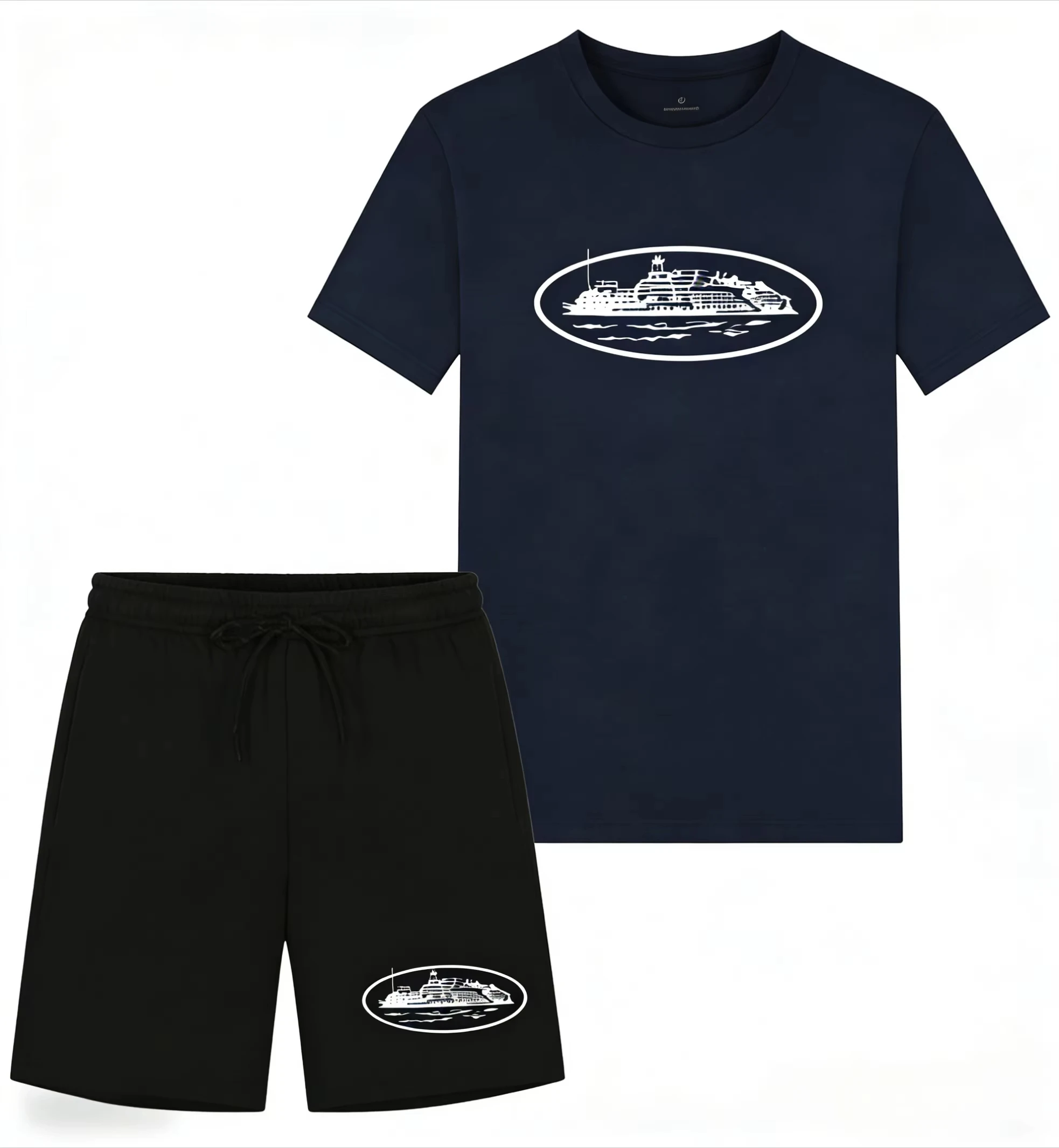 เสื้อยืดและกางเกงขาสั้นพิมพ์ลา - Men'S Fashion Rules บทวิจารณ์และราคา