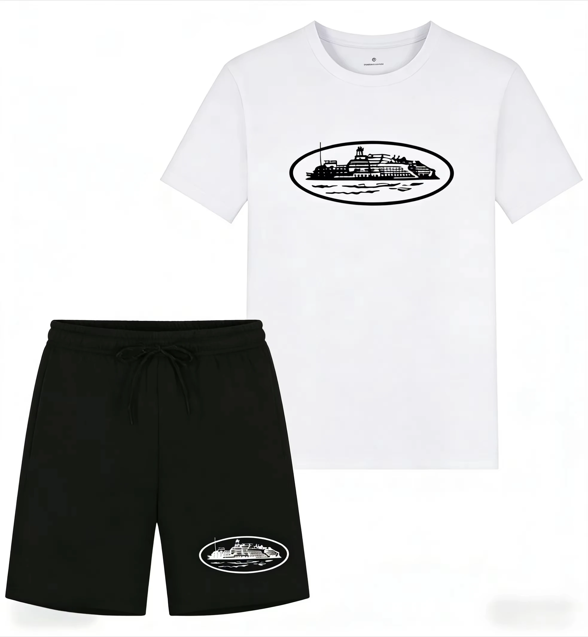 เสื้อยืดและกางเกงขาสั้นพิมพ์ลา - Men'S Fashion Rules บทวิจารณ์และราคา