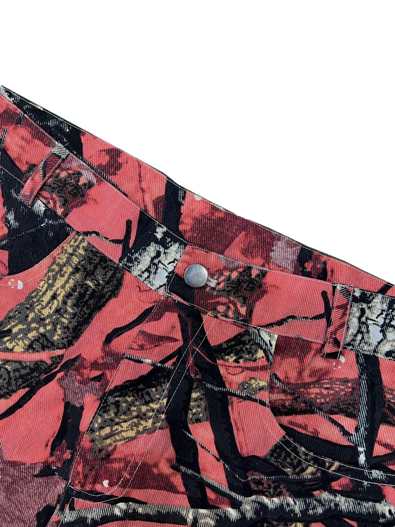 กางเกงยีนส์ขาตรงลายพรางสำหรับผ - Mens Fashion Camo Pants บทวิจารณ์และราคา