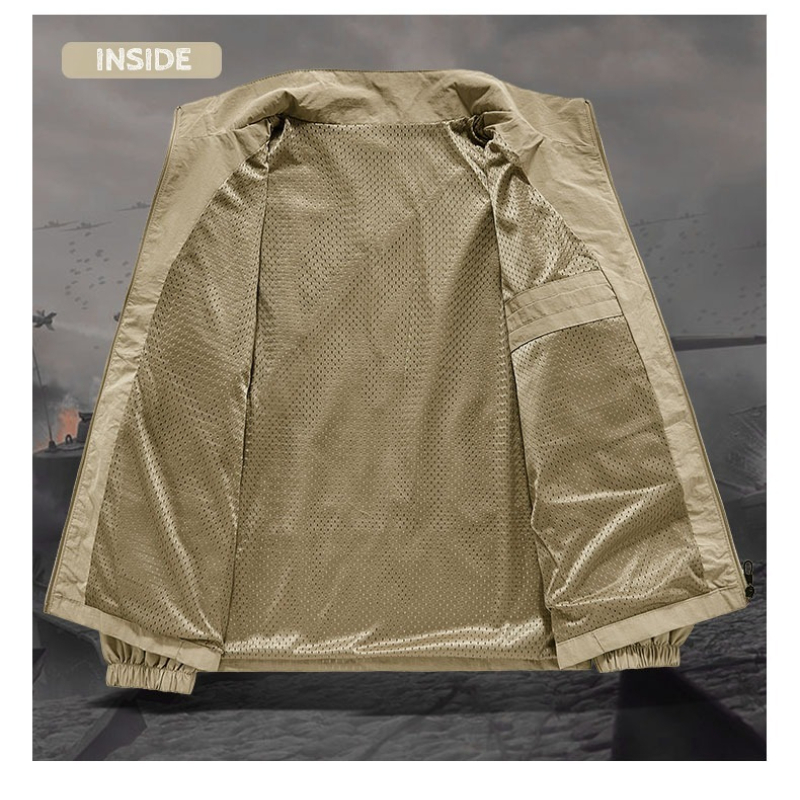 เสื้อแจ็คเก็ตกันลมน้ำหนักเบาสี - Harrington Jacket บทวิจารณ์และราคา