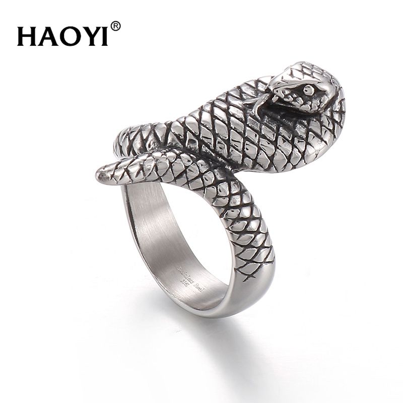 Haoyi แหวนสเตนเลสสตีลแหวนแนวพั - Men'S Fashion Easter บทวิจารณ์และราคา