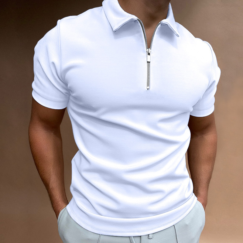 เสื้อโปโลแขนสั้นคอปกซิป ¼ สำหร - Mens Fashion Quarter Zip บทวิจารณ์และราคา