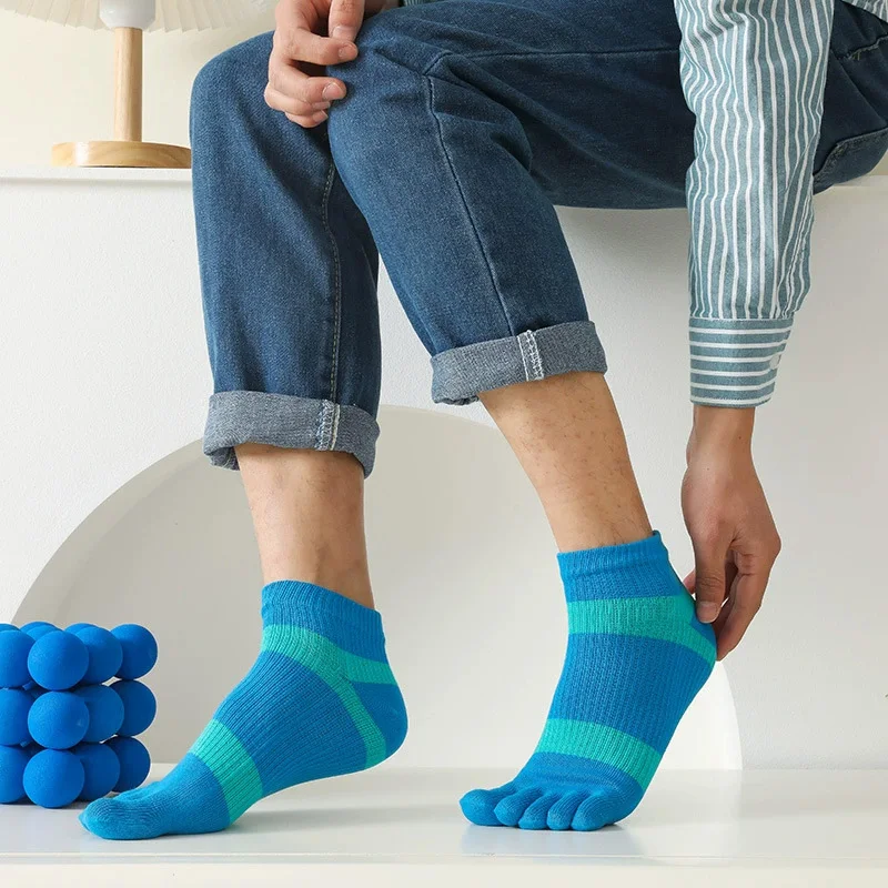 ถุงเท้าข้อสั้นแบบห้านิ้วสำหรับ - Socks Ankle Men บทวิจารณ์และราคา