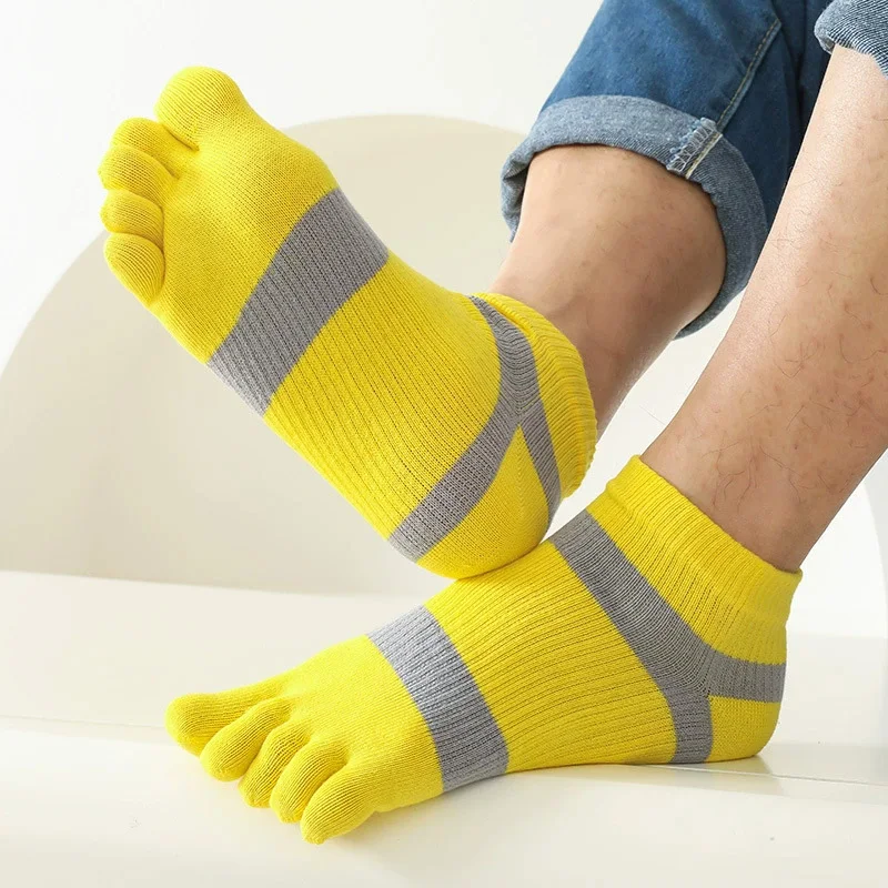 ถุงเท้าข้อสั้นแบบห้านิ้วสำหรับ - Socks Ankle Men บทวิจารณ์และราคา