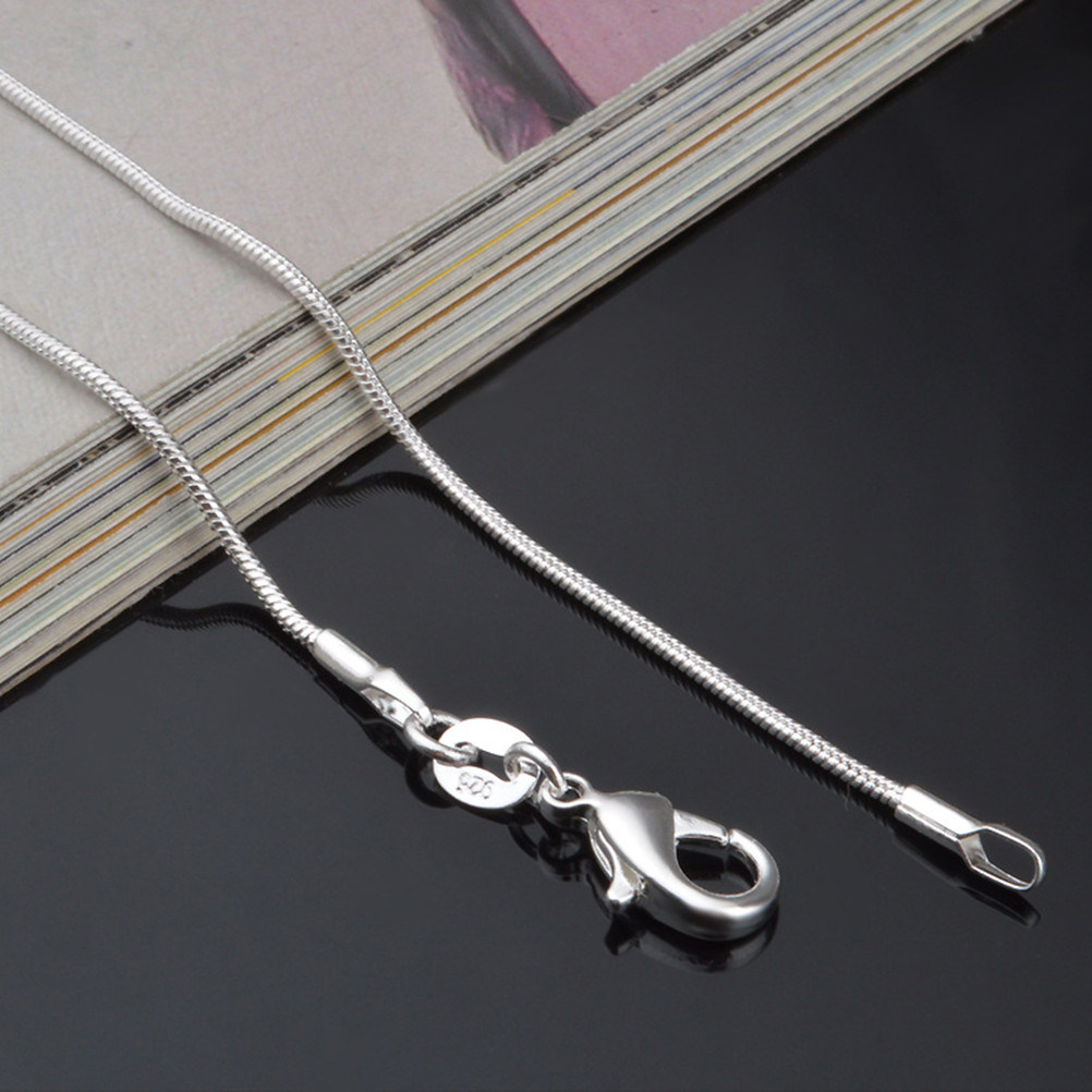 สร้อยคอโซ่ลายงู ชุบเงิน 31 นิ้ - Men Fashion Elegant บทวิจารณ์และราคา