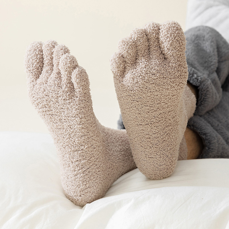 1/5 คู่ Mans Thermal Toe ถุงเท - Socks Ankle Men บทวิจารณ์และราคา