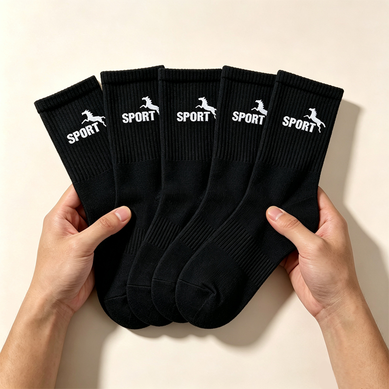ถุงเท้ากีฬาลายการ์ตูนม้า 5 คู่ - Socks Ankle Men บทวิจารณ์และราคา