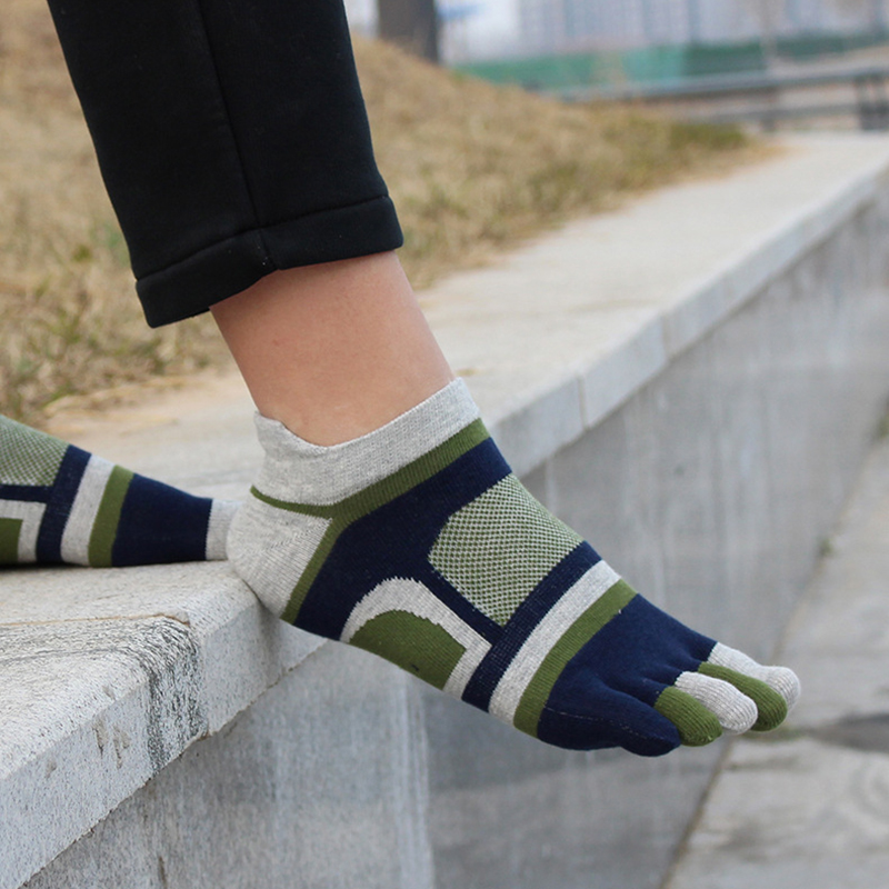 1/5 คู่ ถุงเท้าข้อเท้าแบบห้านิ - Socks Ankle Men บทวิจารณ์และราคา
