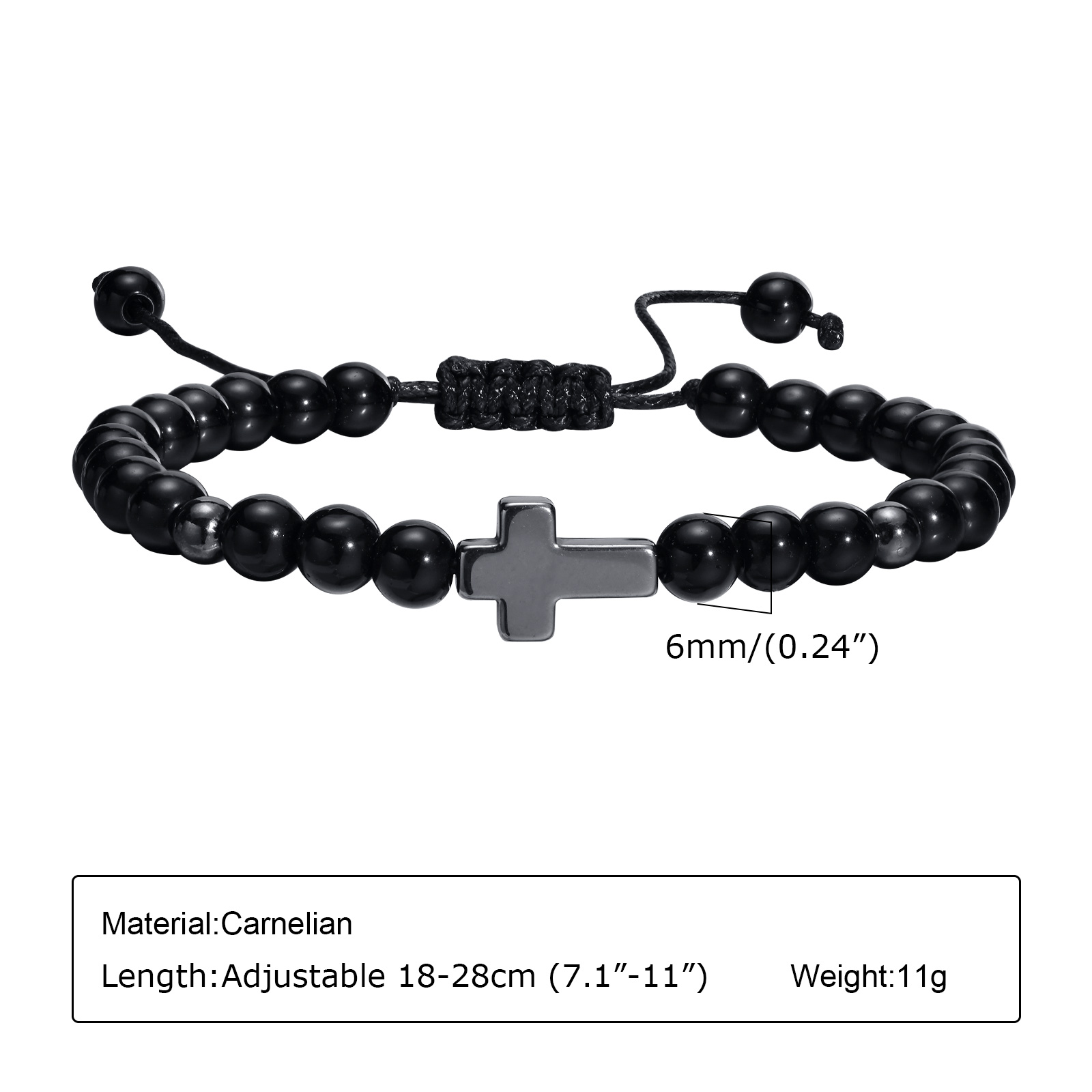 สร้อยข้อมือไม้กางเขนเฮมาไทต์สำ - Men'S Fashion Easter บทวิจารณ์และราคา
